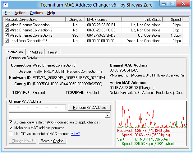 Technitium mac address changer download gratis