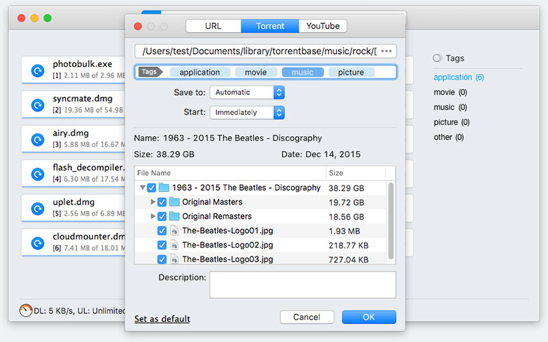 torrent streaming mac
